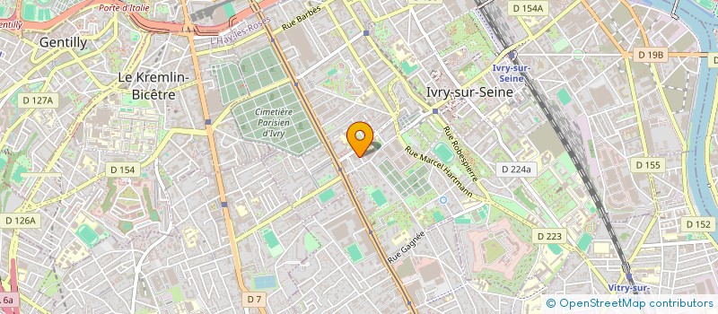 localisation de l'entreprise CTN BATIMENT à IVRY-SUR-SEINE