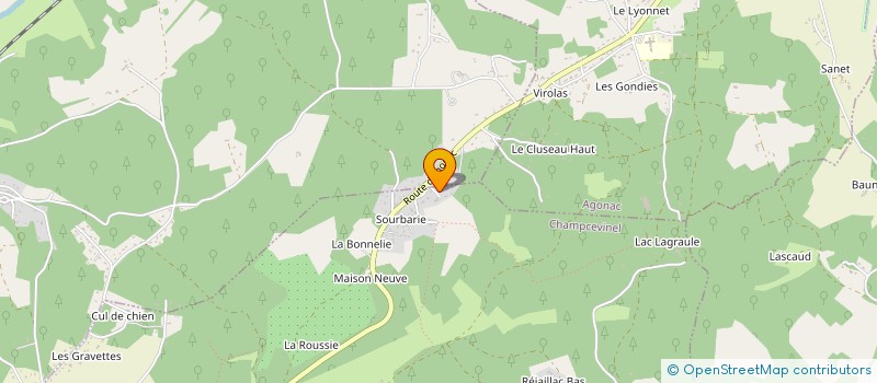 localisation de l'entreprise CTN IMMO  CHAMPCEVINEL