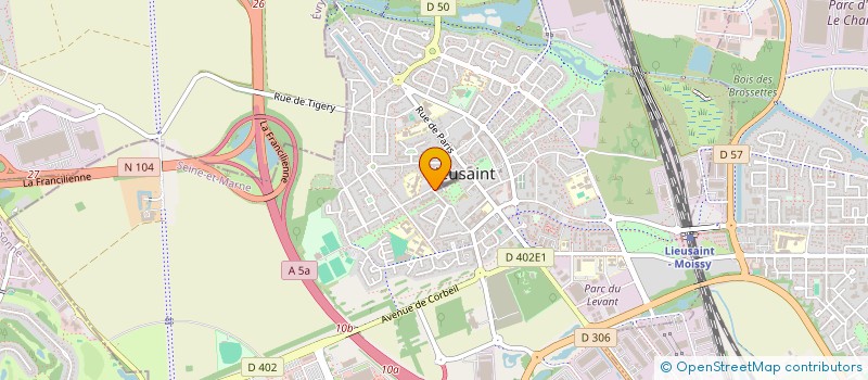 localisation de l'entreprise CTN IMMO  LIEUSAINT