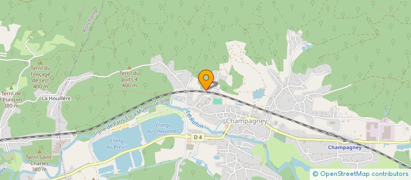 localisation de l'entreprise CTN INVEST  CHAMPAGNEY