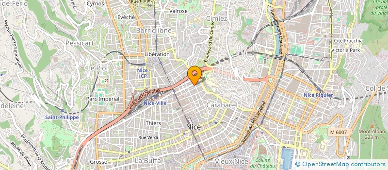 localisation de l'entreprise CTNV à NICE
