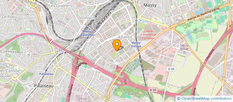 localisation de l'entreprise CTO AS A SERVICE  MASSY