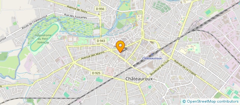 localisation de l'entreprise CTO-CHAPELOT THERET ORGANISATION à CHATEAUROUX