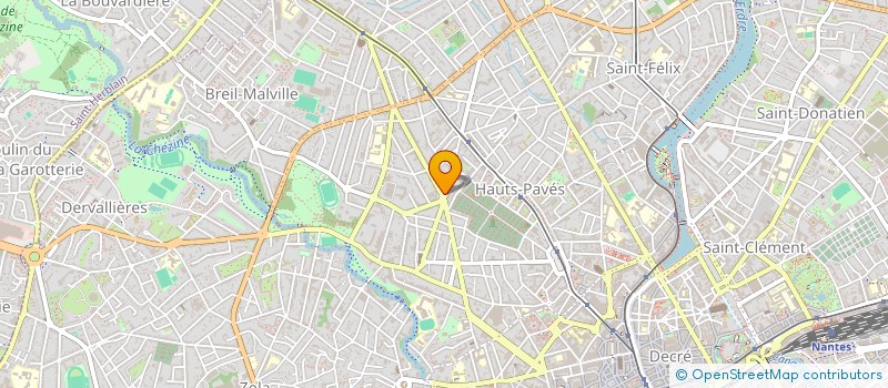 localisation de l'entreprise CTOF à NANTES