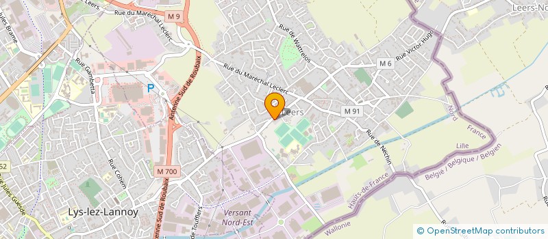 localisation de l'entreprise CTOONET  TOURCOING