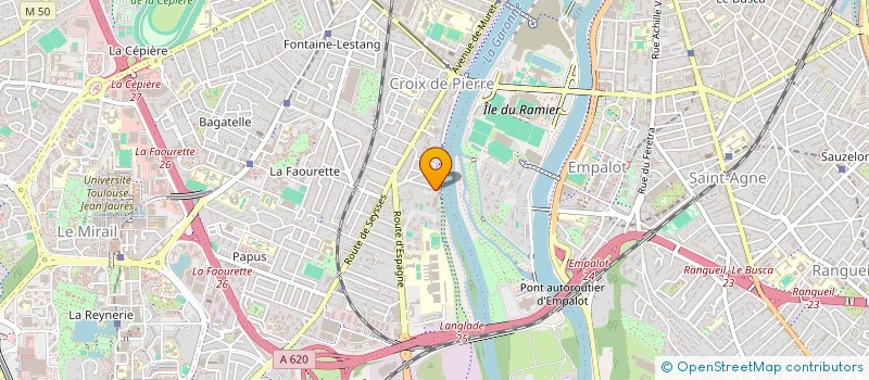 localisation de l'entreprise CTOUTCOM à TOULOUSE