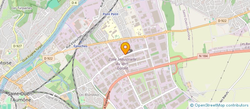 localisation de l'entreprise CTP à SAINT-OUEN-L'AUMONE