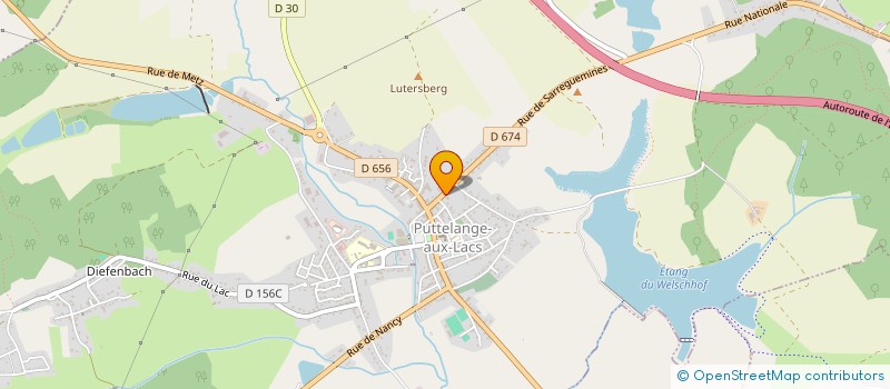 localisation de l'entreprise CTP  PUTTELANGE-AUX-LACS