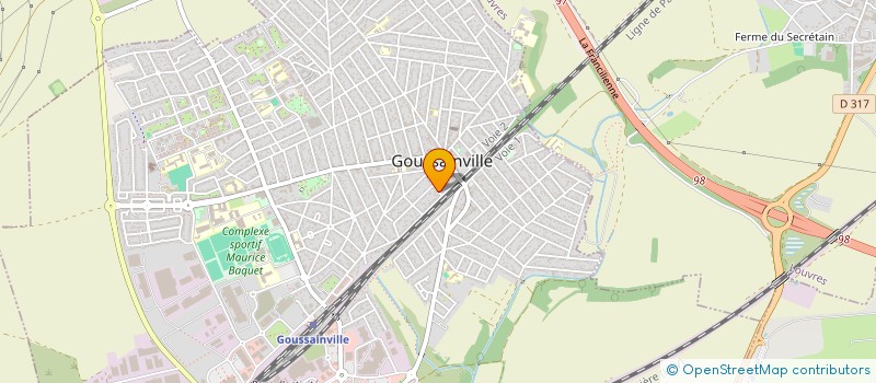 localisation de l'entreprise CTP à GOUSSAINVILLE
