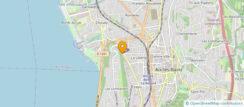localisation de l'entreprise CTP  AIX-LES-BAINS