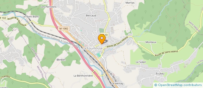 localisation de l'entreprise CTP CORP  LA FOUILLOUSE