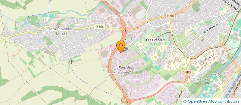 localisation de l'entreprise CTP GROUPE CADET à MULHOUSE