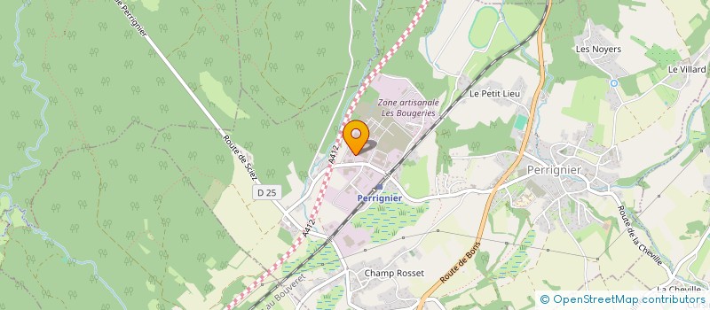 localisation de l'entreprise CTP HOLDING  PERRIGNIER