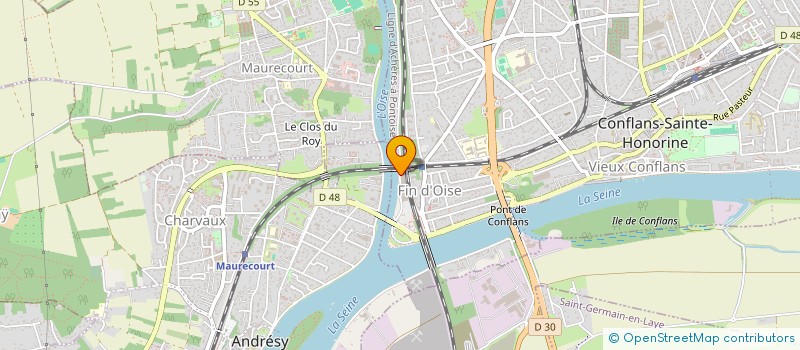 localisation de l'entreprise CTP MANAGEMENT  CONFLANS-SAINTE-HONORINE