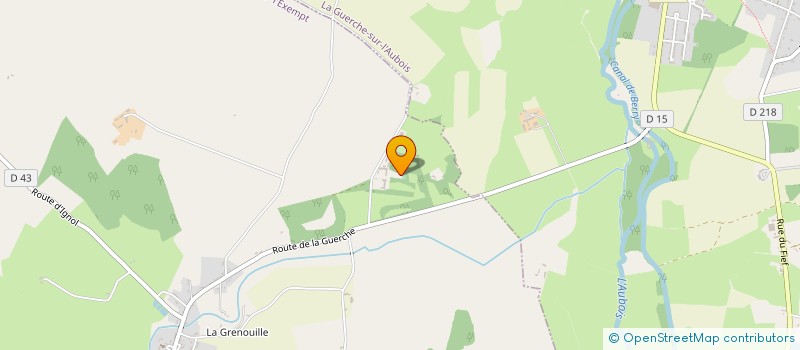 localisation de l'entreprise CTP SARL  GERMIGNY-L'EXEMPT