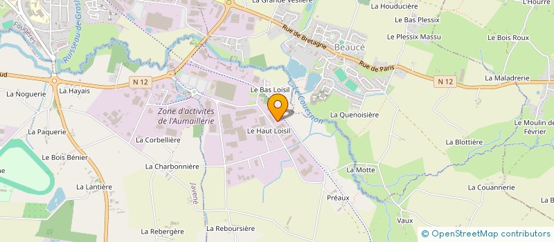 localisation de l'entreprise CTPBOX à LA SELLE-EN-LUITRE