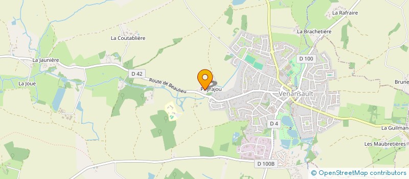 localisation de l'entreprise CTPEL à VENANSAULT