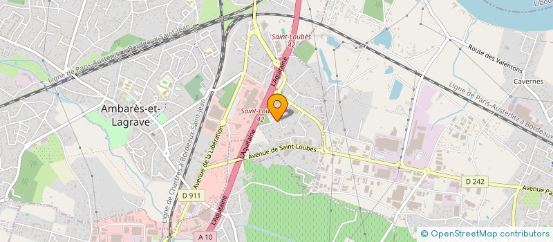 localisation de l'entreprise CTPI  AMBARES-ET-LAGRAVE