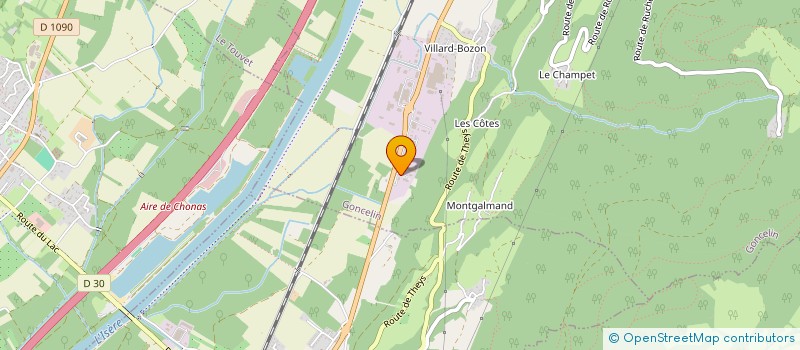 localisation de l'entreprise CTPL GRESIVAUDAN à GONCELIN