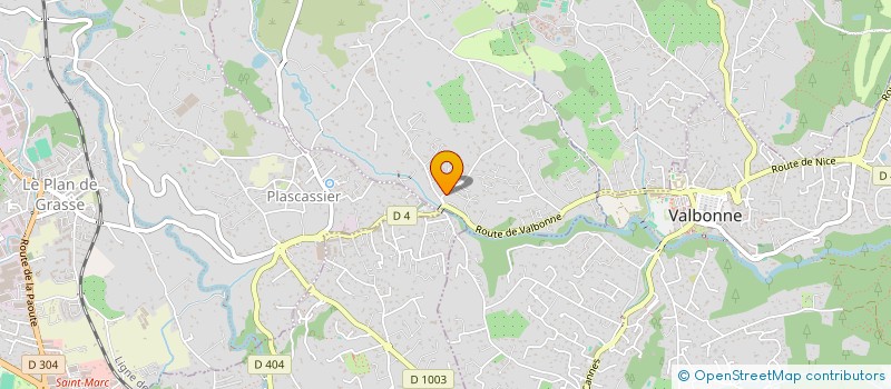 localisation de l'entreprise CTPMV à CHATEAUNEUF-GRASSE