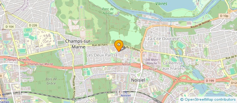 localisation de l'entreprise CTPVFREE à NOISIEL