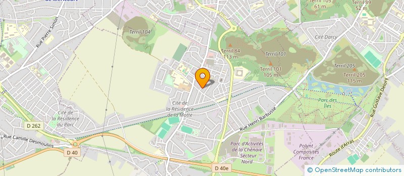localisation de l'entreprise CTR à ROUVROY