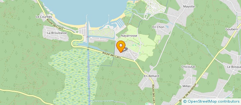 localisation de l'entreprise CTR ASSISTANCE  BISCARROSSE