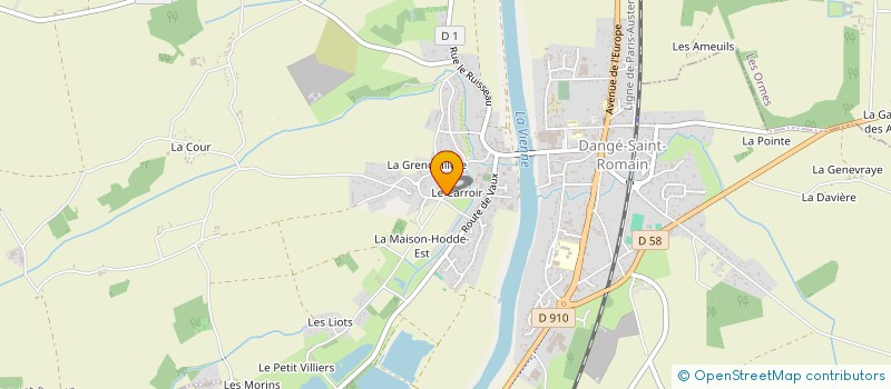 localisation de l'entreprise CTR ENTREPRISE  DANGE-SAINT-ROMAIN