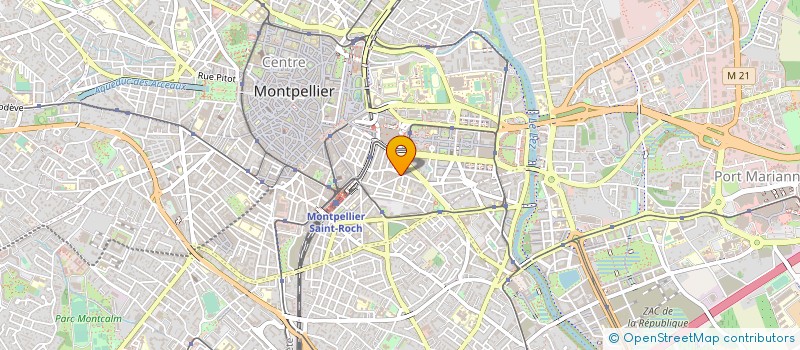 localisation de l'entreprise CTR ENTRETIEN RENOVAT BAT TRAV PUBLICS à MONTPELLIER