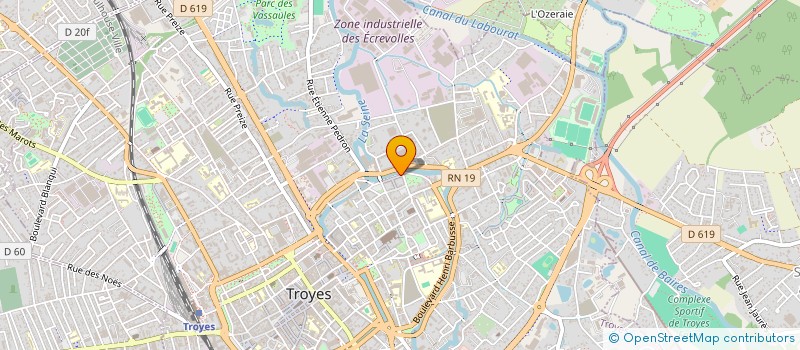 localisation de l'entreprise CTR ETUDES CLINIQUES RELATION FAMILIALE à TROYES