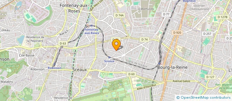 localisation de l'entreprise CTR EUROPE ETUDES PROFESSIONS FUNERAIRES à SCEAUX