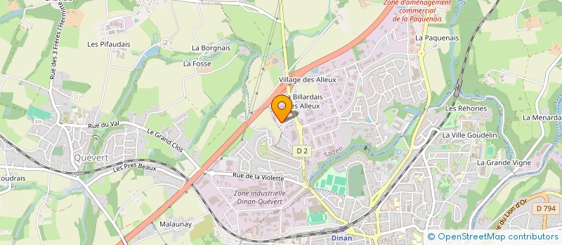 localisation de l'entreprise CTR EXPERTISE CONTR AUTO DE LA RANCE  LA RICHARDAIS