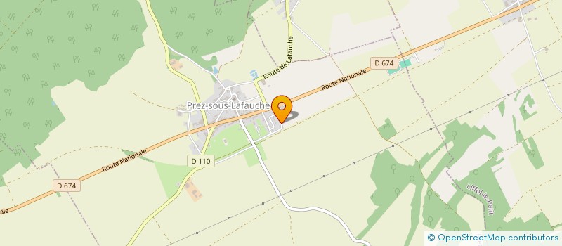 localisation de l'entreprise CTR FORMATION à PREZ-SOUS-LAFAUCHE