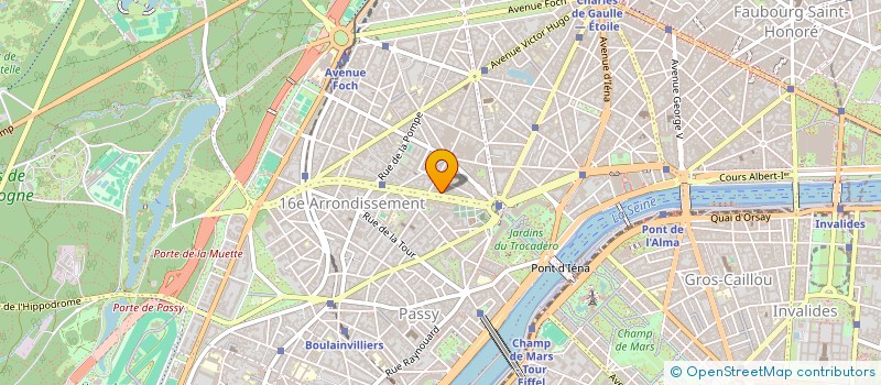 localisation de l'entreprise CTR PARTICIPATIONS  PARIS