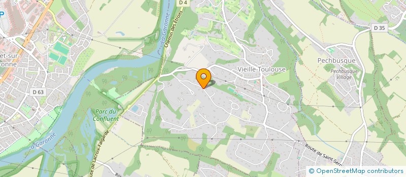 localisation de l'entreprise CTR QUINT  VIEILLE-TOULOUSE