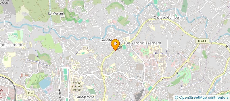 localisation de l'entreprise CTR RECHERCHE ANIMATION SUR CORPS HUMAIN à MARSEILLE 13EME