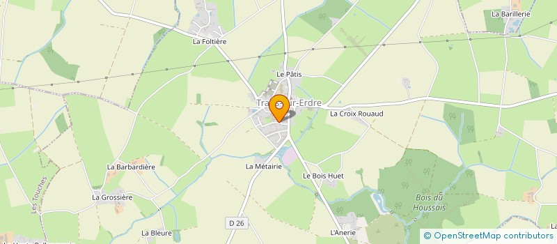 localisation de l'entreprise CTRAN AUTOMATISMES  TRANS-SUR-ERDRE