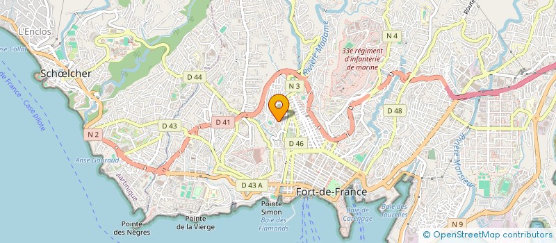 localisation de l'entreprise CTRE ACCUEIL AUTEUR VICTIM AGRESS SEXUEL à FORT-DE-FRANCE