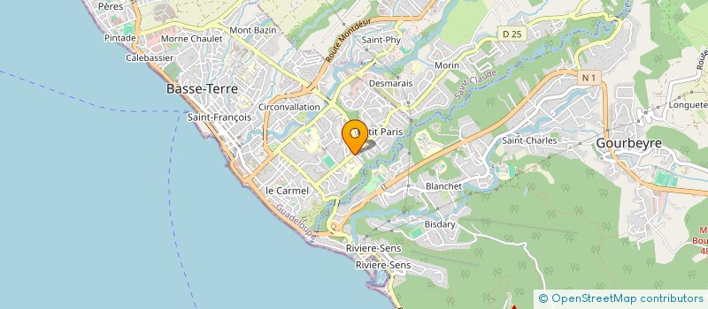 localisation de l'entreprise CTRE ACCUEIL DEPART ENFANTS TRAUMATISES à BASSE-TERRE