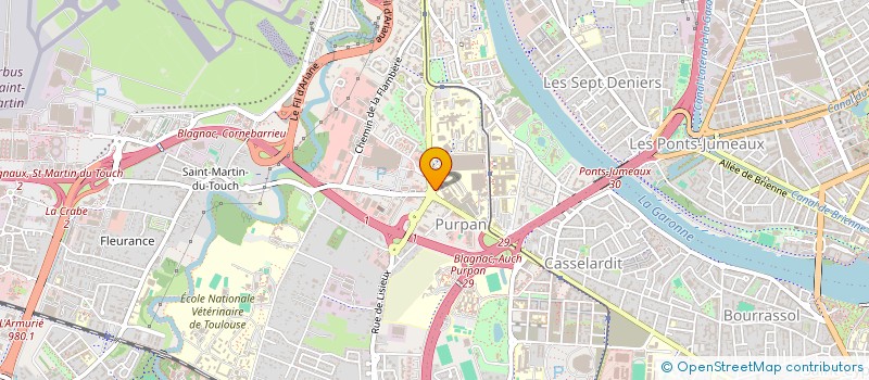 localisation de l'entreprise CTRE ACCUEIL HEBERG FAMILLE HOSPITALISES à TOULOUSE