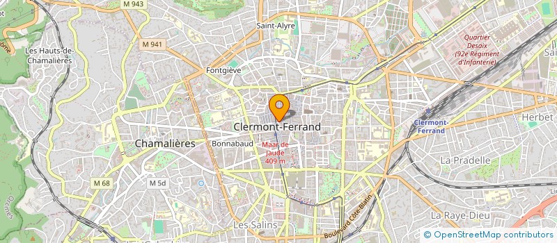 localisation de l'entreprise CTRE ACTIONS RESSOUR PSYCHO-PEDAGOGIQU  CLERMONT-FERRAND