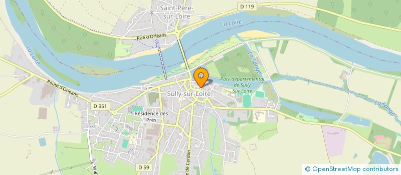 localisation de l'entreprise CTRE ACTIVITES CULTURELLES LOISIRS à SULLY-SUR-LOIRE