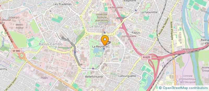 localisation de l'entreprise CTRE AIDE ARTISANS DEMANDEUR EMPLOI TLSE  TOULOUSE