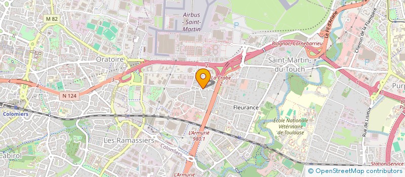 localisation de l'entreprise CTRE AIDE MIDI-PYRENEES A USAGE SCOLAIRE à TOULOUSE