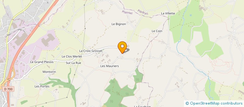 localisation de l'entreprise CTRE AIDE PAR LE TRAVAIL DE ST QUIHOUET à PLAINTEL
