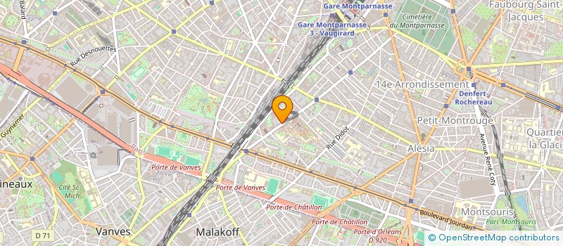 localisation de l'entreprise CTRE AIDE SERVICES ET CONFORT A DOMICILE à PARIS