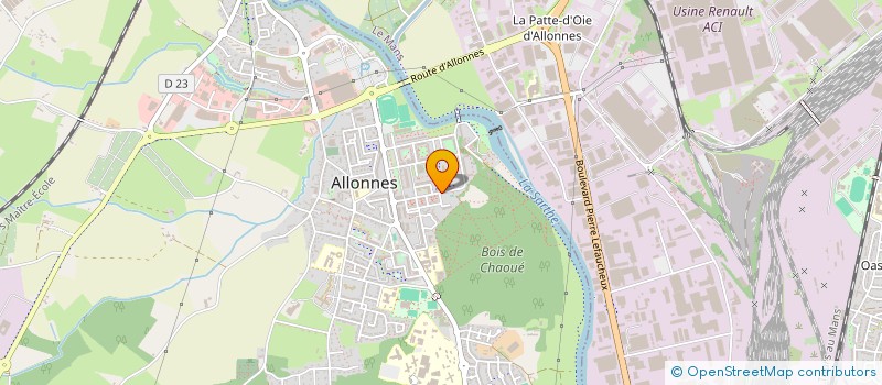 localisation de l'entreprise CTRE ALLONNAIS PROSPECT RECH ARCHEOLOGIQ à ALLONNES