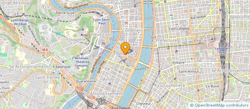 localisation de l'entreprise CTRE ANALYSES BIBLIOGR LABORATOIRE EUROP à LYON