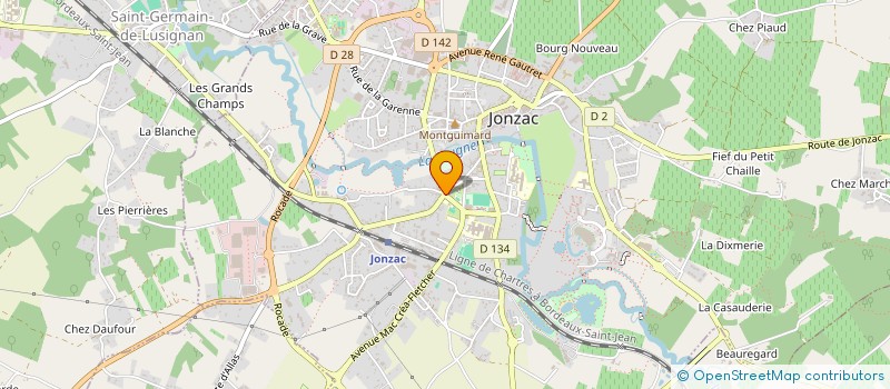 localisation de l'entreprise CTRE ANIM RECH FORMA DOCUM PEDAGOGIQUE à JONZAC