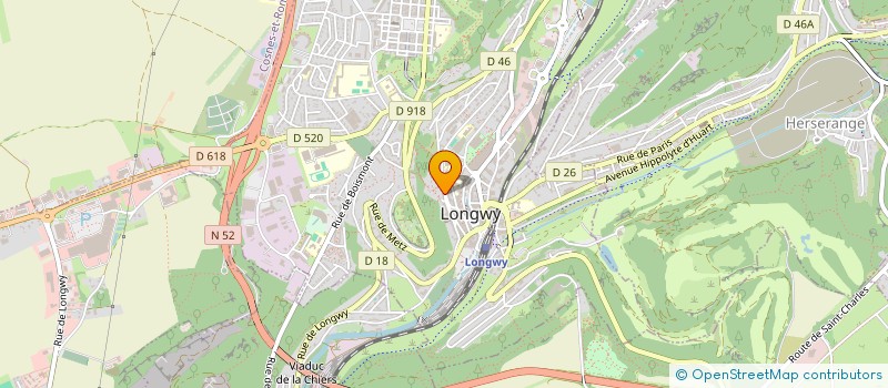 localisation de l'entreprise CTRE ANIMATION MUSICAL CHOREGR PAYS HAUT à LONGWY